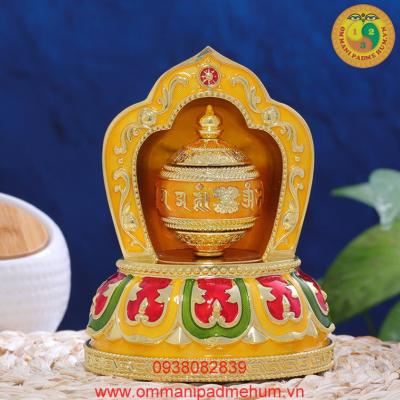 Kinh luân Om Mani Padme Hum nhỏ để bàn